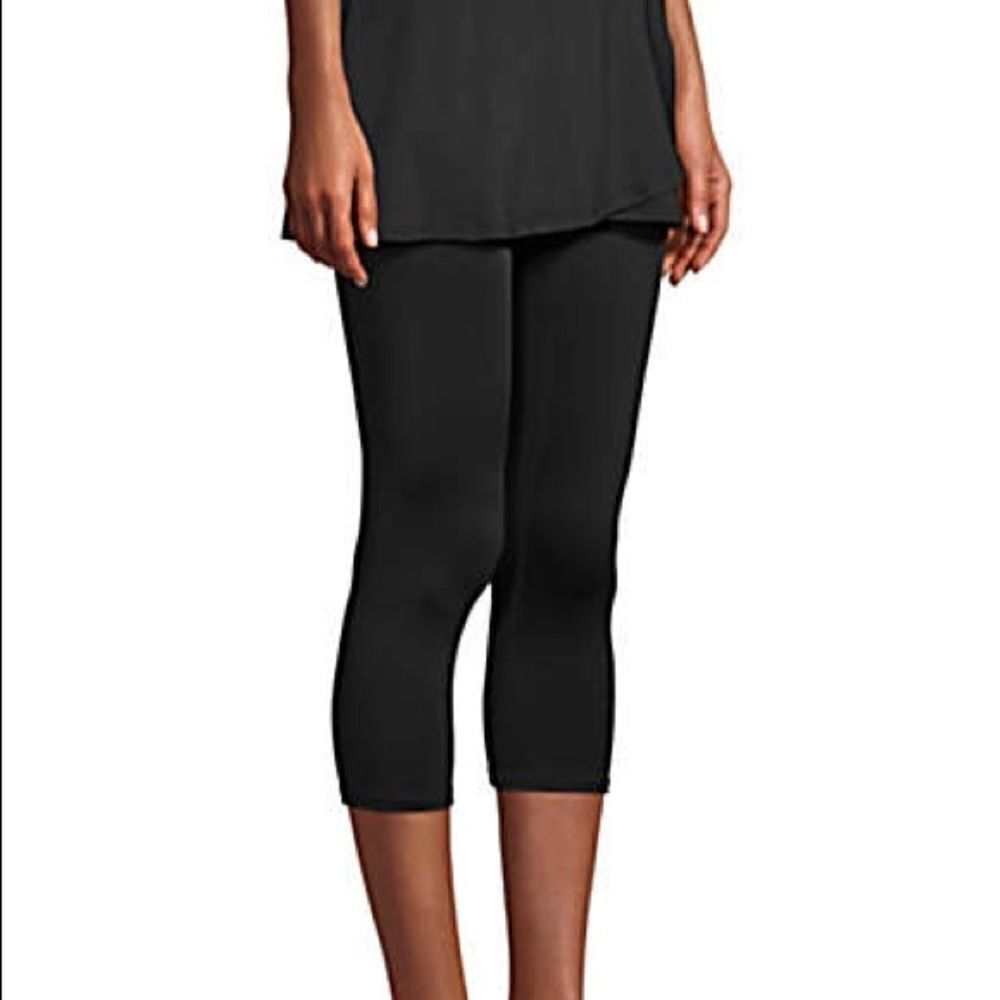 Land’s End coverup swimsuit leggings Plus Sizes Regular Various Sizes Black - Picture 5 of 13